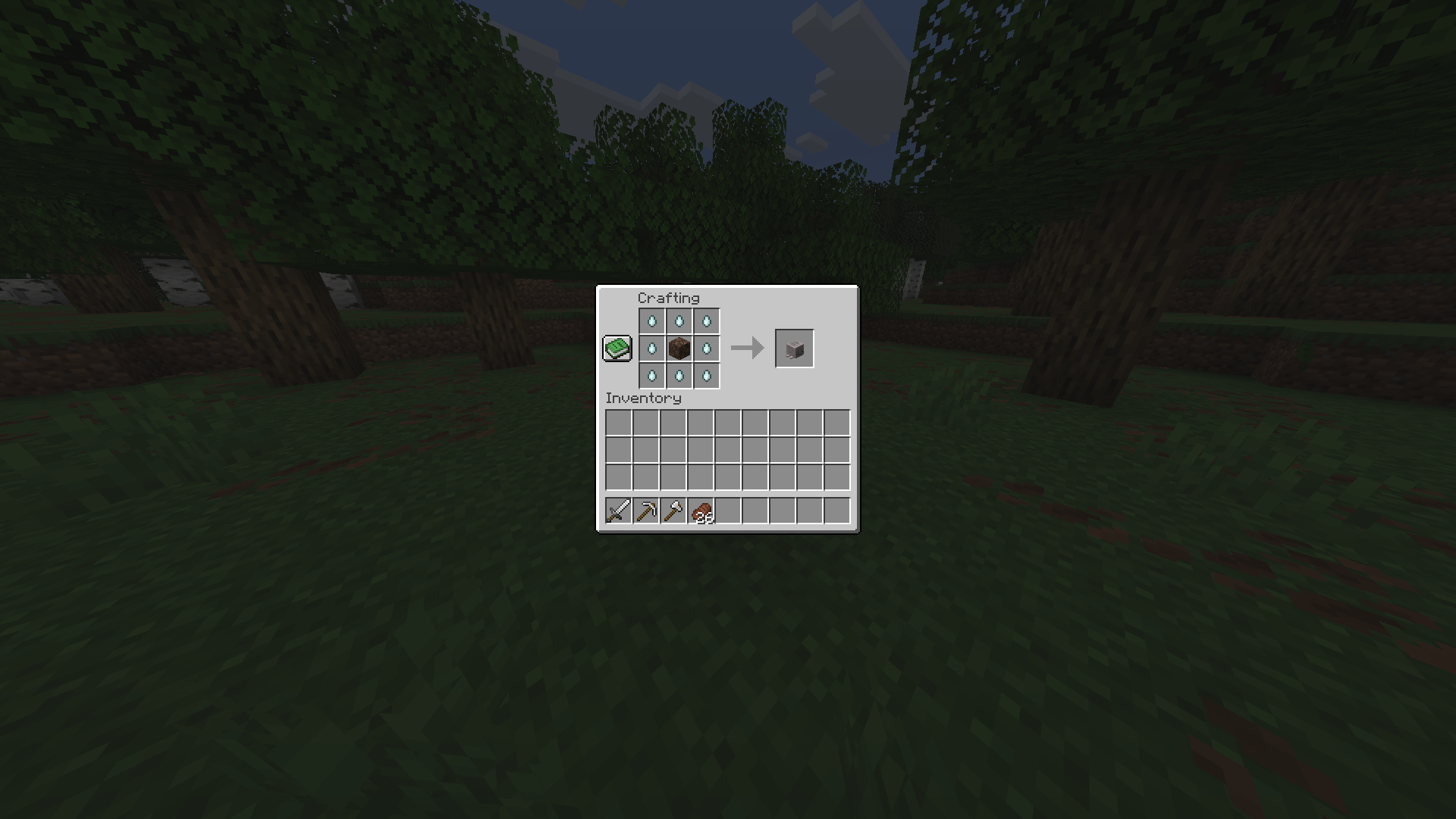 Recette pour le ghast desséchée
